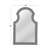 Bassett Black/Cream Martens Wall Mirror