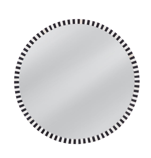 Bassett Black/Cream MacArdle Wall Mirror