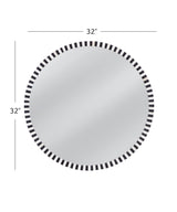 Bassett Black/Cream MacArdle Wall Mirror