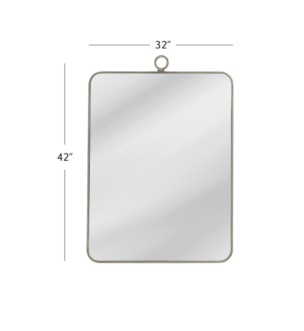Bassett Silverleaf Monte Wall Mirror