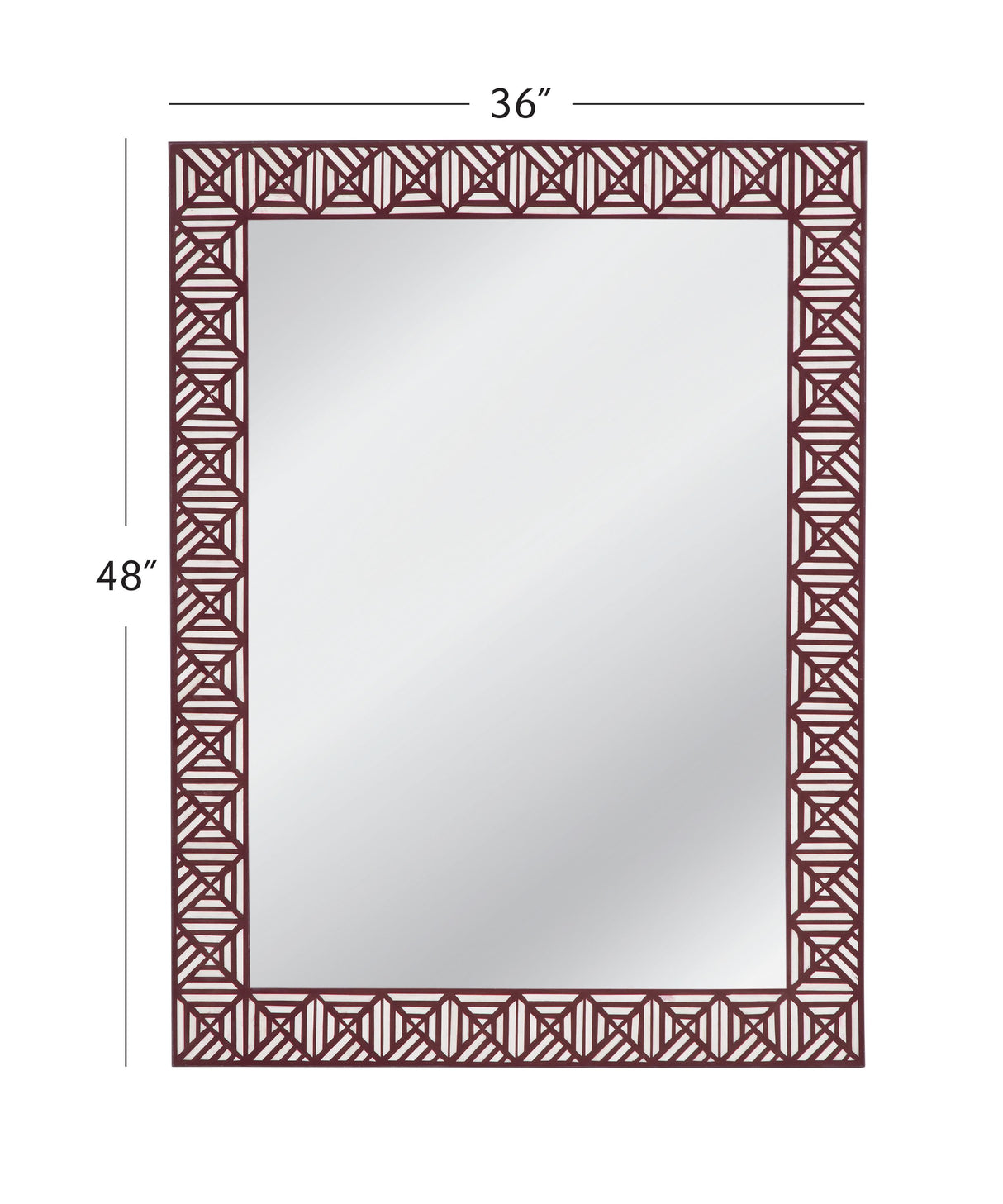 Bassett Red Rouge Wall Mirror