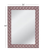 Bassett Red Rouge Wall Mirror