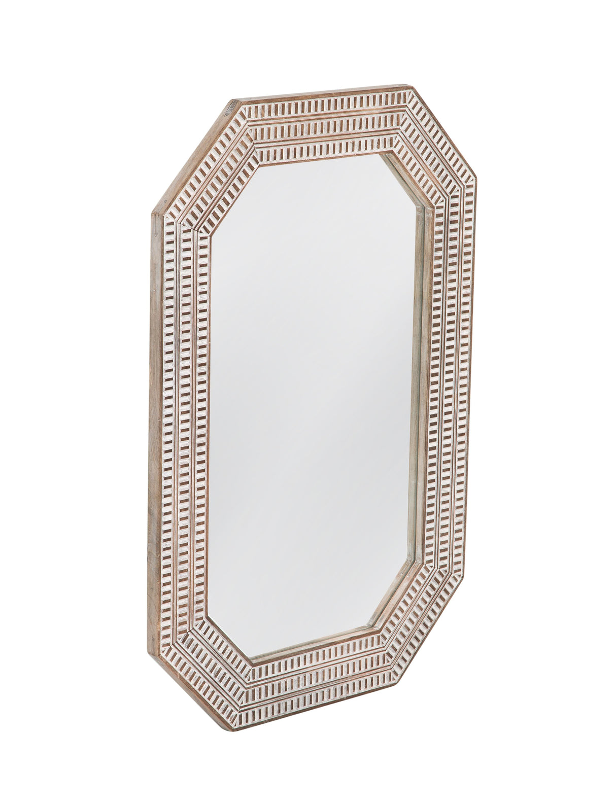 Bassett White Washed Michael Wall Mirror
