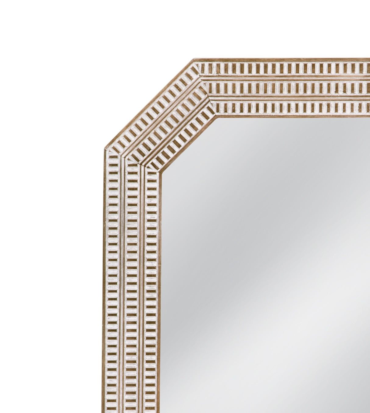 Bassett White Washed Michael Wall Mirror