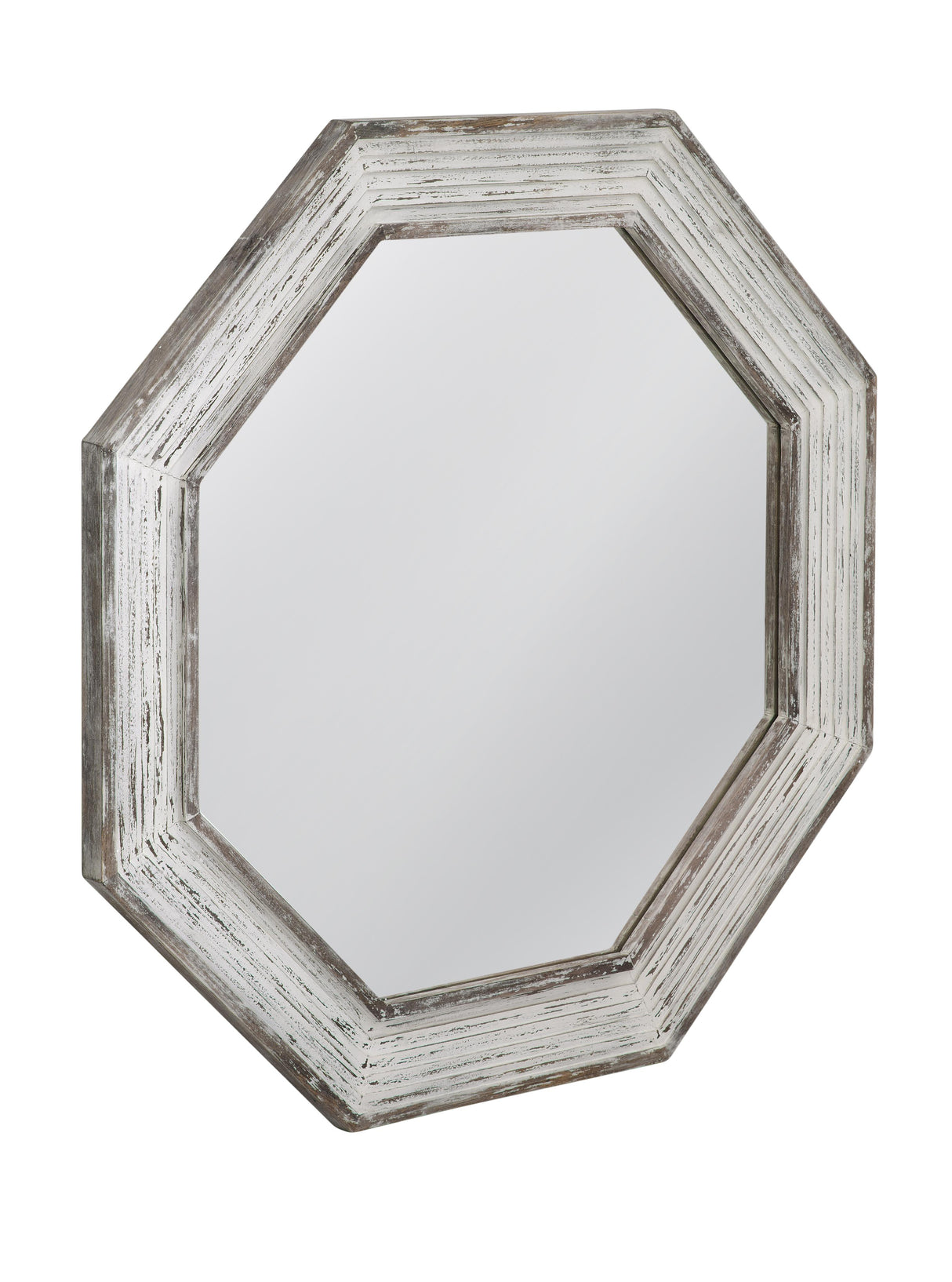 Bassett White Washed Marden Wall Mirror