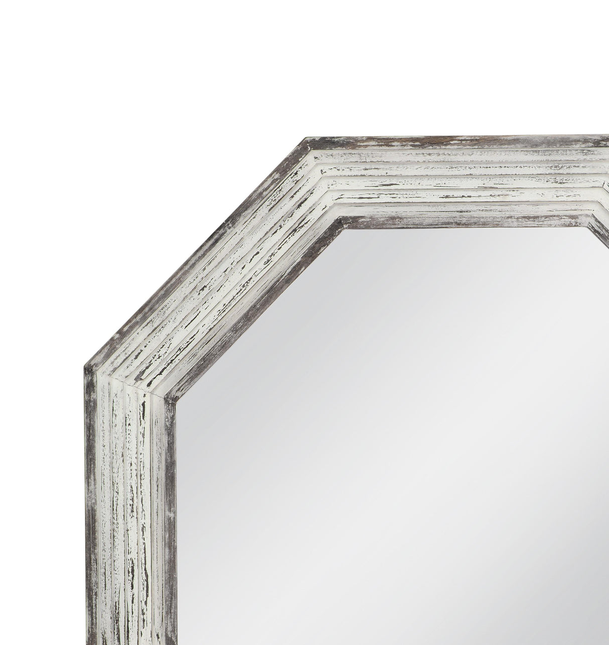 Bassett White Washed Marden Wall Mirror