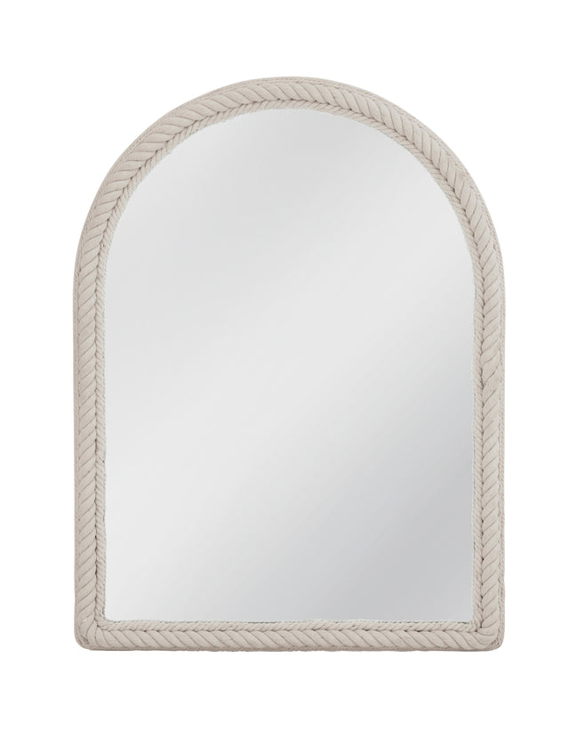 Bassett White Rope Nichols Wall Mirror
