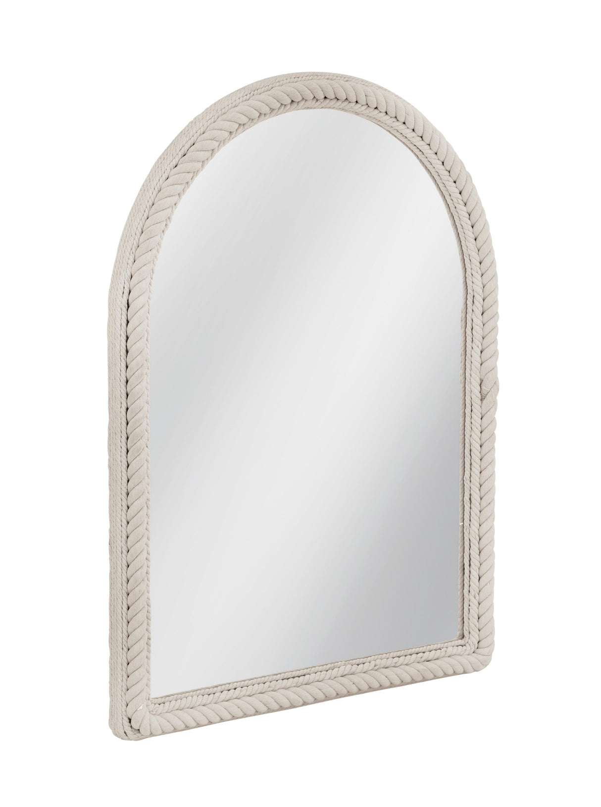 Bassett White Rope Nichols Wall Mirror