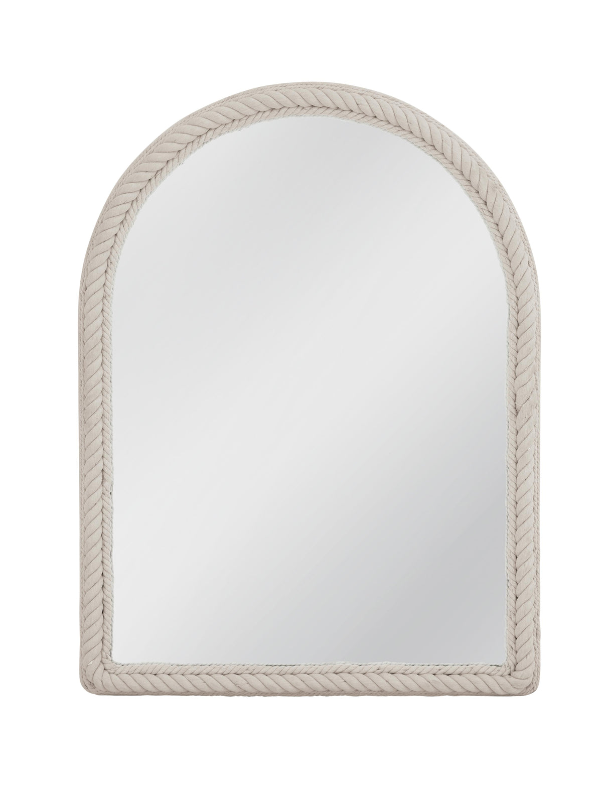 Bassett White Rope Nichols Wall Mirror