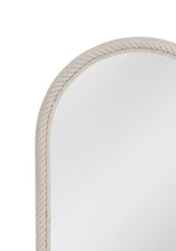 Bassett White Rope Nichols Wall Mirror