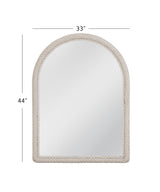 Bassett White Rope Nichols Wall Mirror