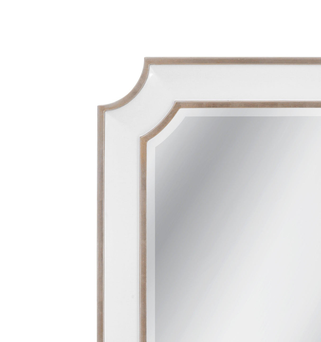 Bassett White Preston Wall Mirror
