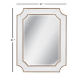 Bassett White Preston Wall Mirror