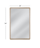 Bassett Ant Silver Lancelle Wall Mirror