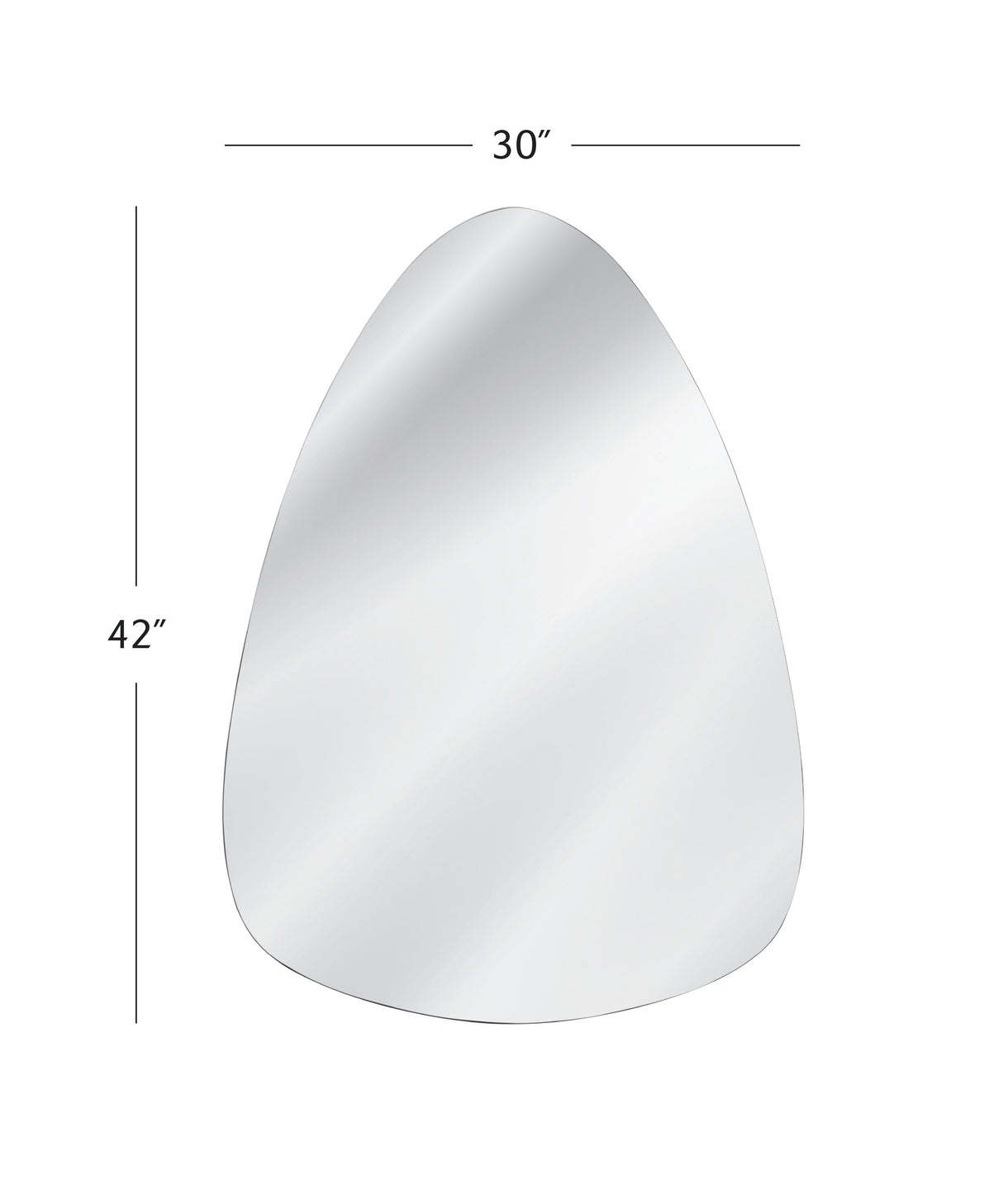 Bassett Clear Mirror Reinhold Wall Mirror