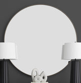 Bassett Gold Tucker Wall Mirror - Gold