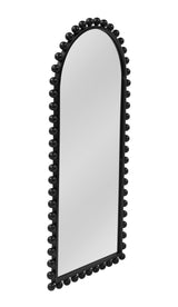 Bassett Black Wood Claria Wall Mirror