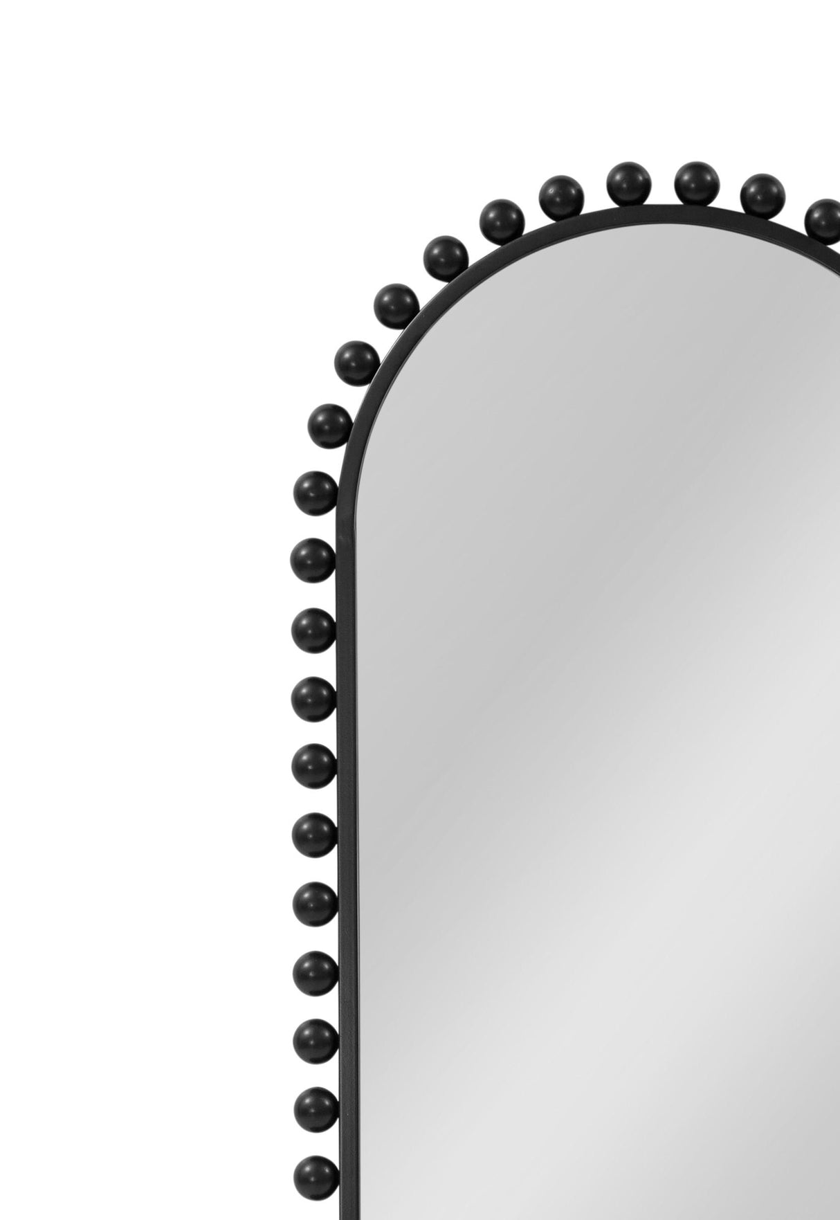 Bassett Black Wood Claria Wall Mirror