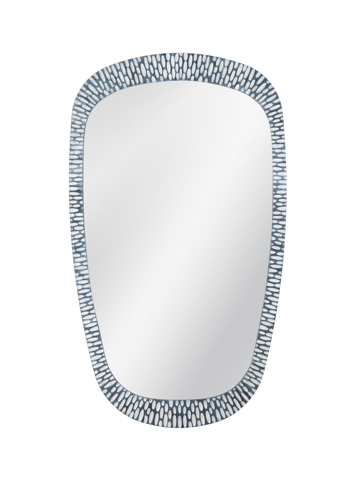 Bassett Distressed Gray Maddox Wall Mirror