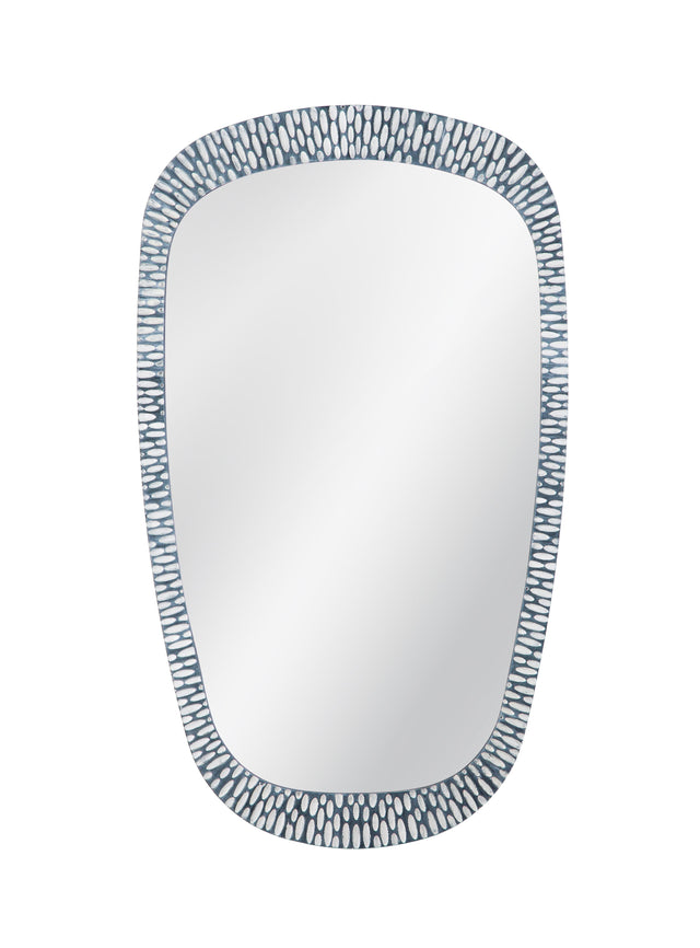 Bassett Distressed Gray Maddox Wall Mirror
