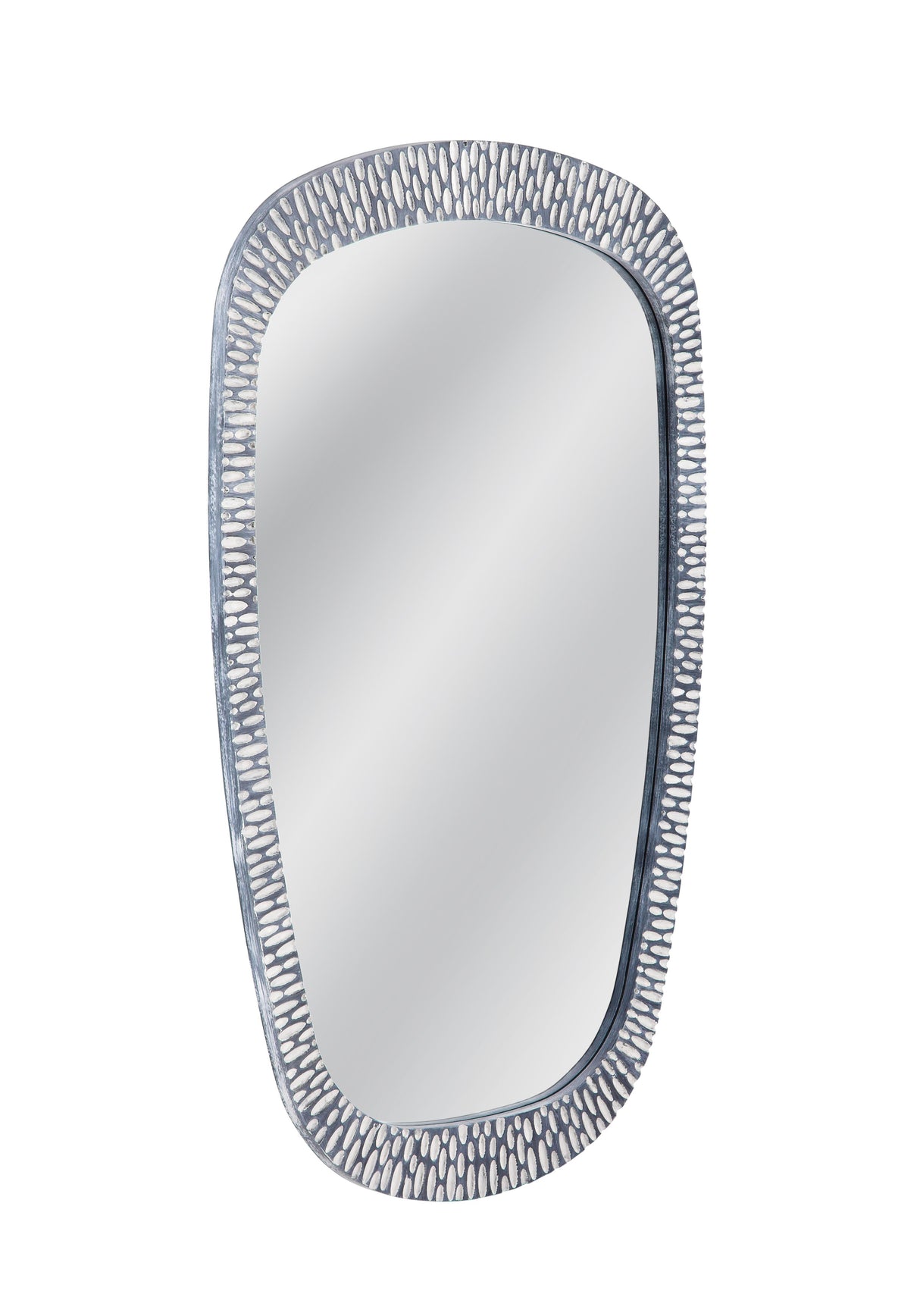 Bassett Distressed Gray Maddox Wall Mirror