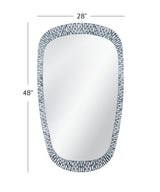 Bassett Distressed Gray Maddox Wall Mirror