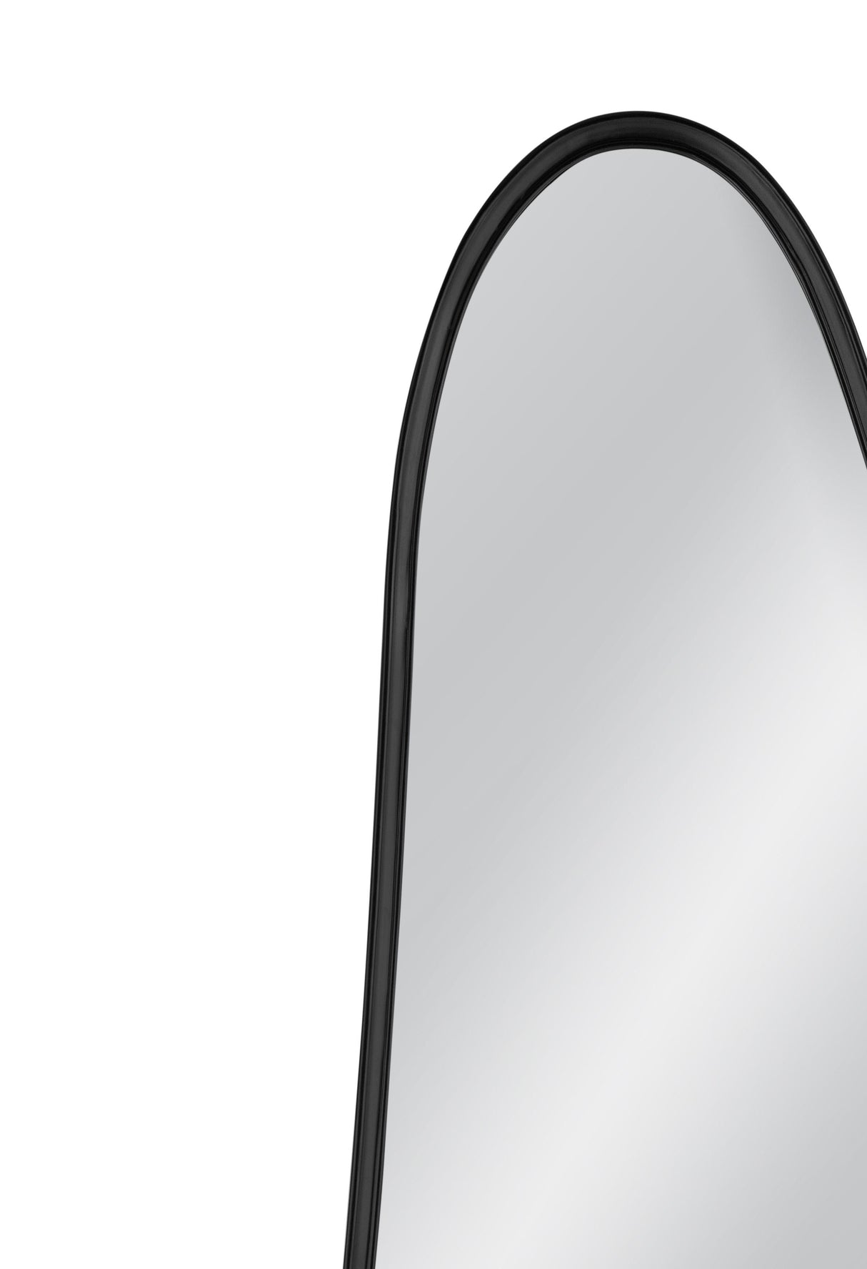 Bassett Glossy Black Mia Wall Mirror