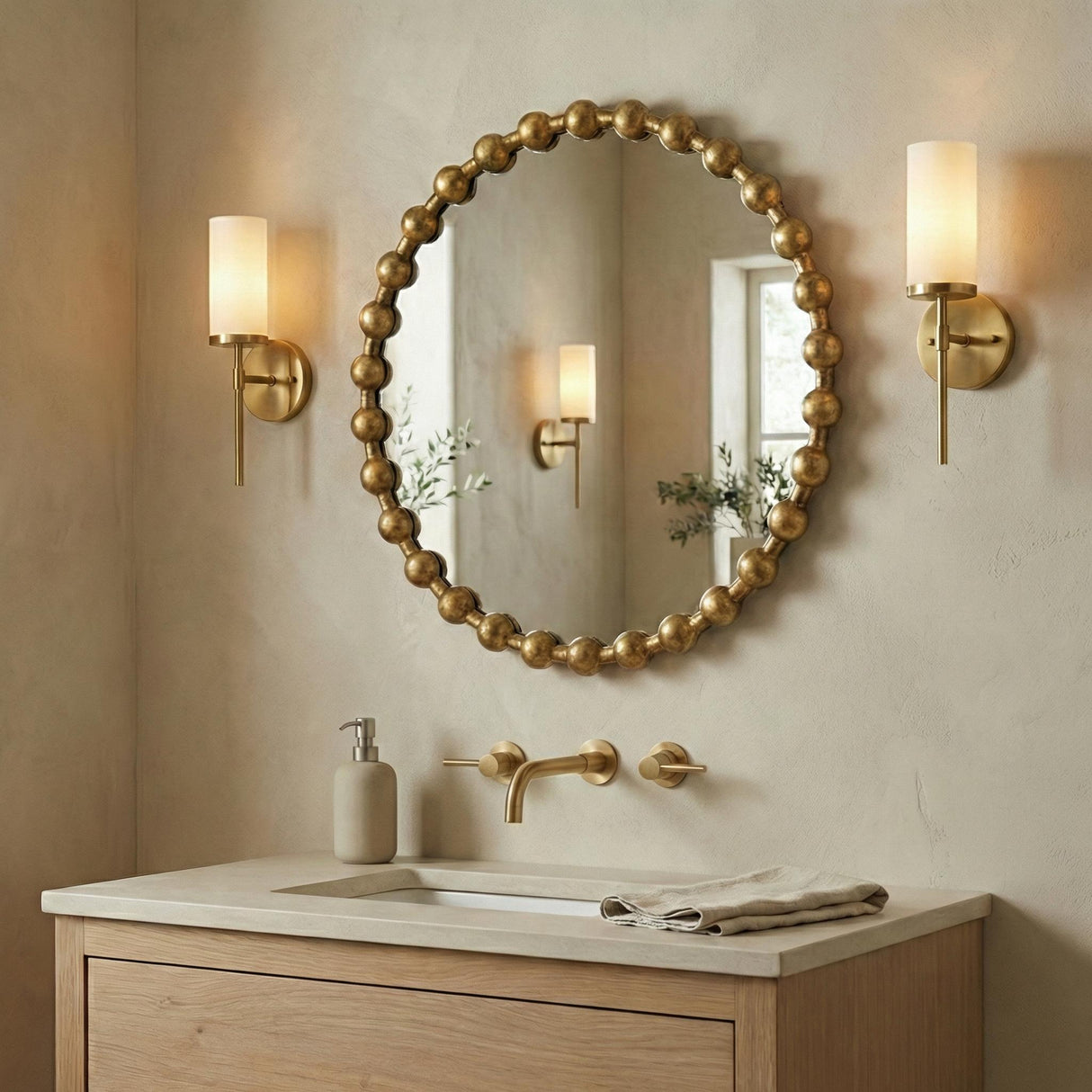 Bassett Gold Violette Wall Mirror