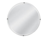 Bassett Acrylic / Brushed Nickel Liza Wall Mirror