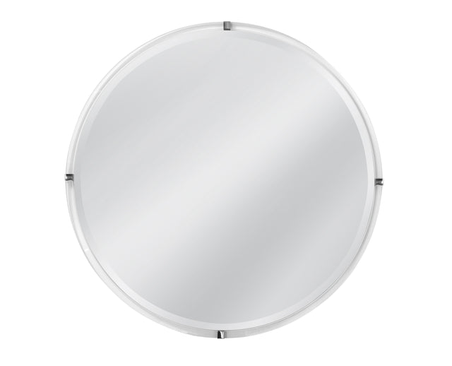 Bassett Acrylic / Brushed Nickel Liza Wall Mirror