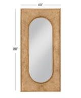 Bassett Brown Liam Floor Mirror