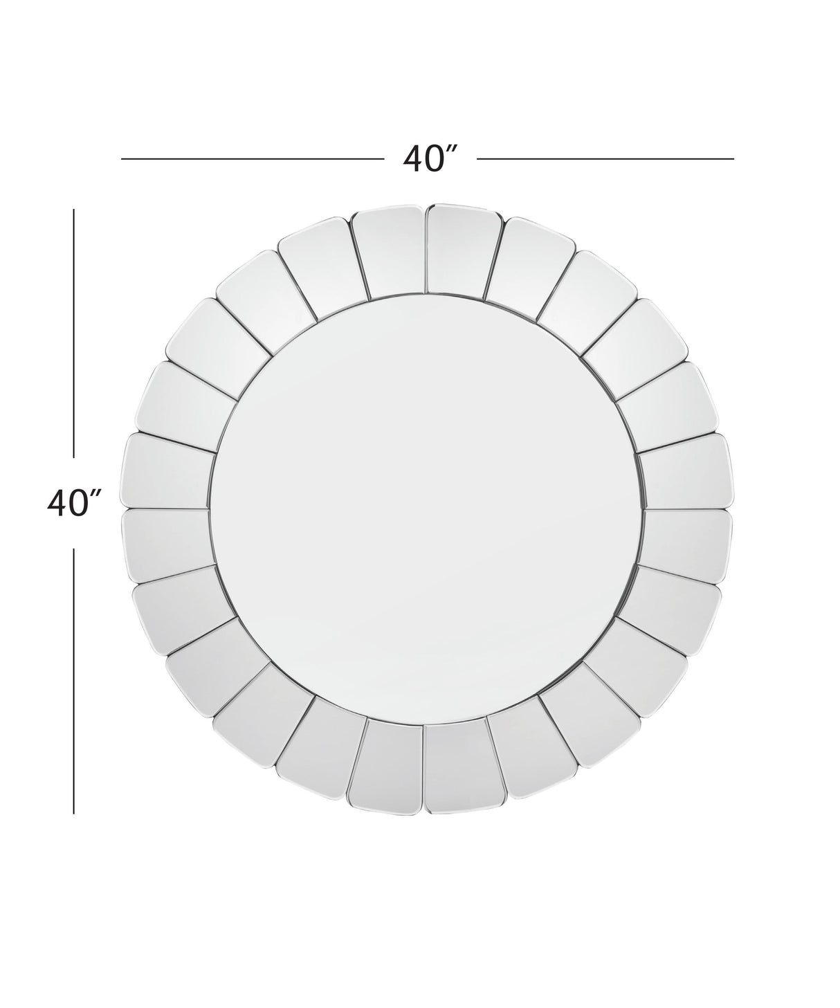 Bassett Clear Leona Wall Mirror