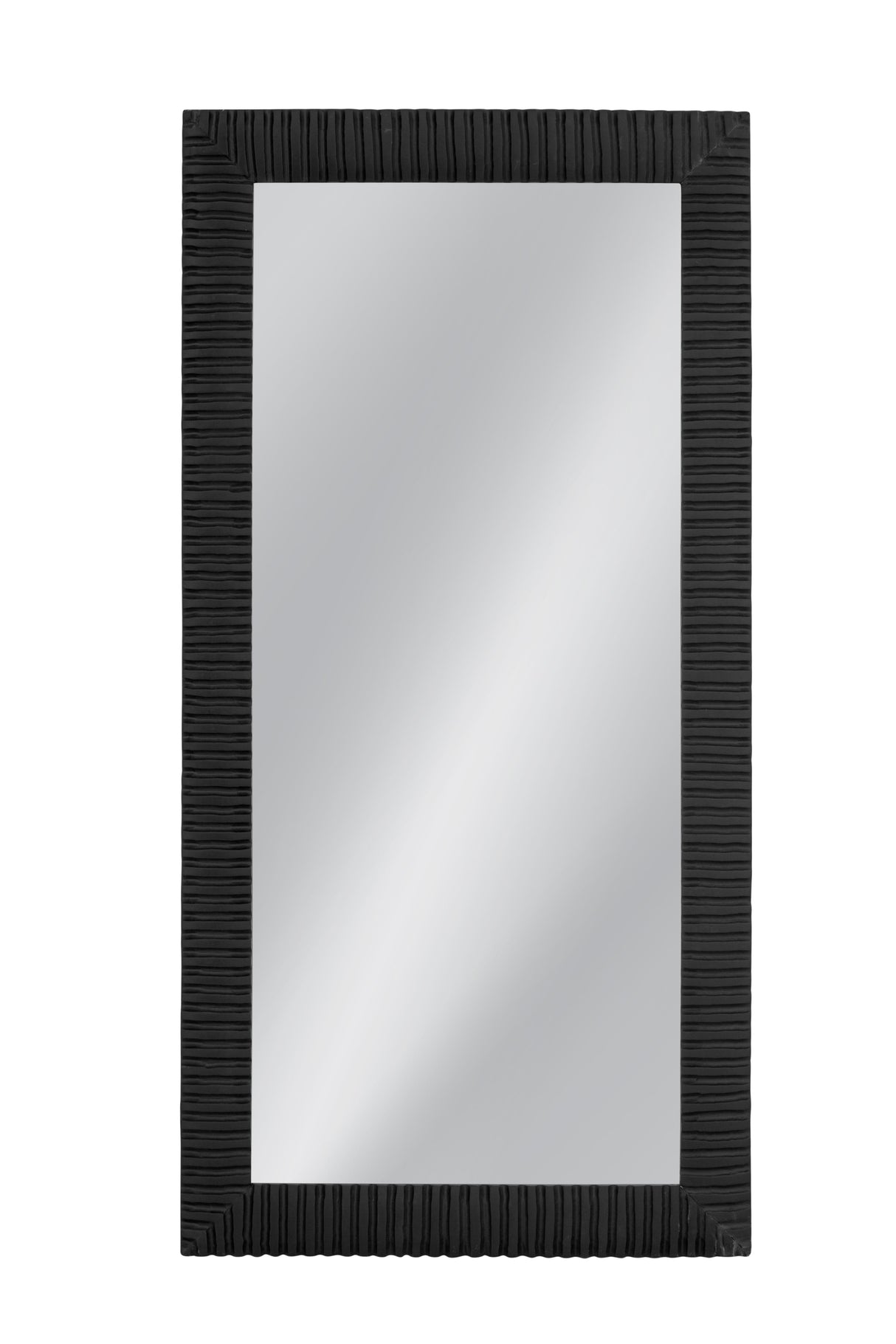 Bassett Matte Black Lithea Floor Mirror