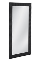 Bassett Matte Black Lithea Floor Mirror