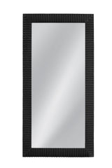 Bassett Matte Black Lithea Floor Mirror