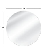Bassett Chrome Lycoming Wall Mirror