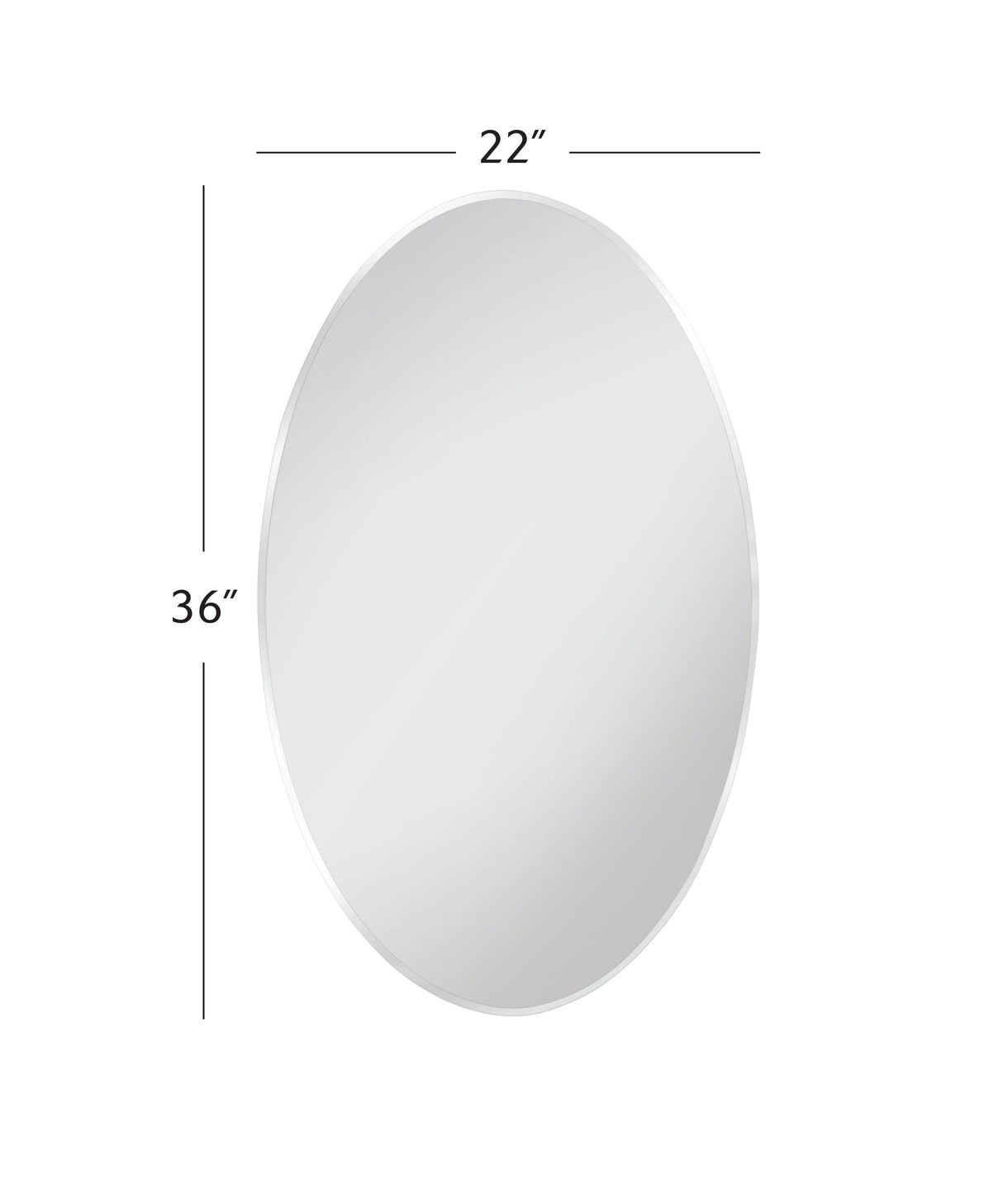 Bassett Chrome Venango Wall Mirror