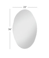 Bassett Chrome Venango Wall Mirror