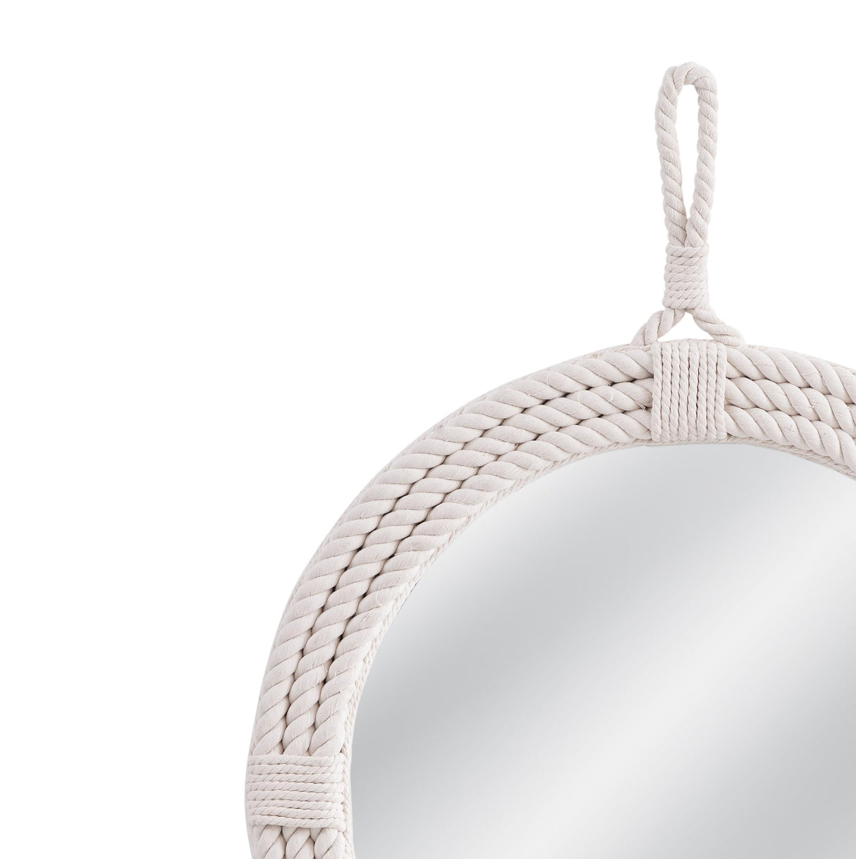 Bassett Natural Rope Guedry Wall Mirror