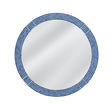 Bassett Blue/Cream Blue Circle Wall Mirror