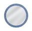 Bassett Blue/Cream Blue Circle Wall Mirror