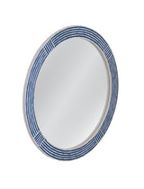 Bassett Blue/Cream Blue Circle Wall Mirror