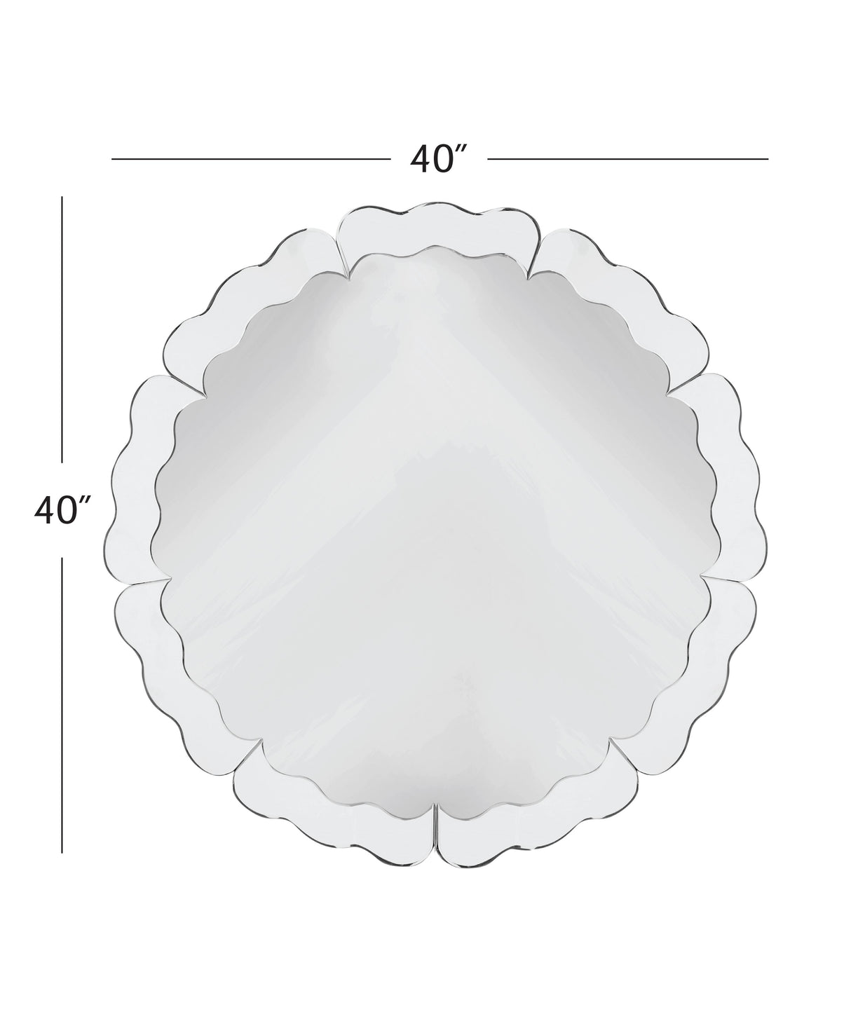 Bassett Clear Mirror Alissar Wall Mirror