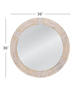 Bassett White Wash Brockton Wall Mirror
