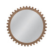 Bassett Natural Round Renn Wall Mirror Brown