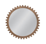 Bassett Natural Round Renn Wall Mirror Brown