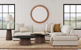 Bassett Natural Round Renn Wall Mirror Brown