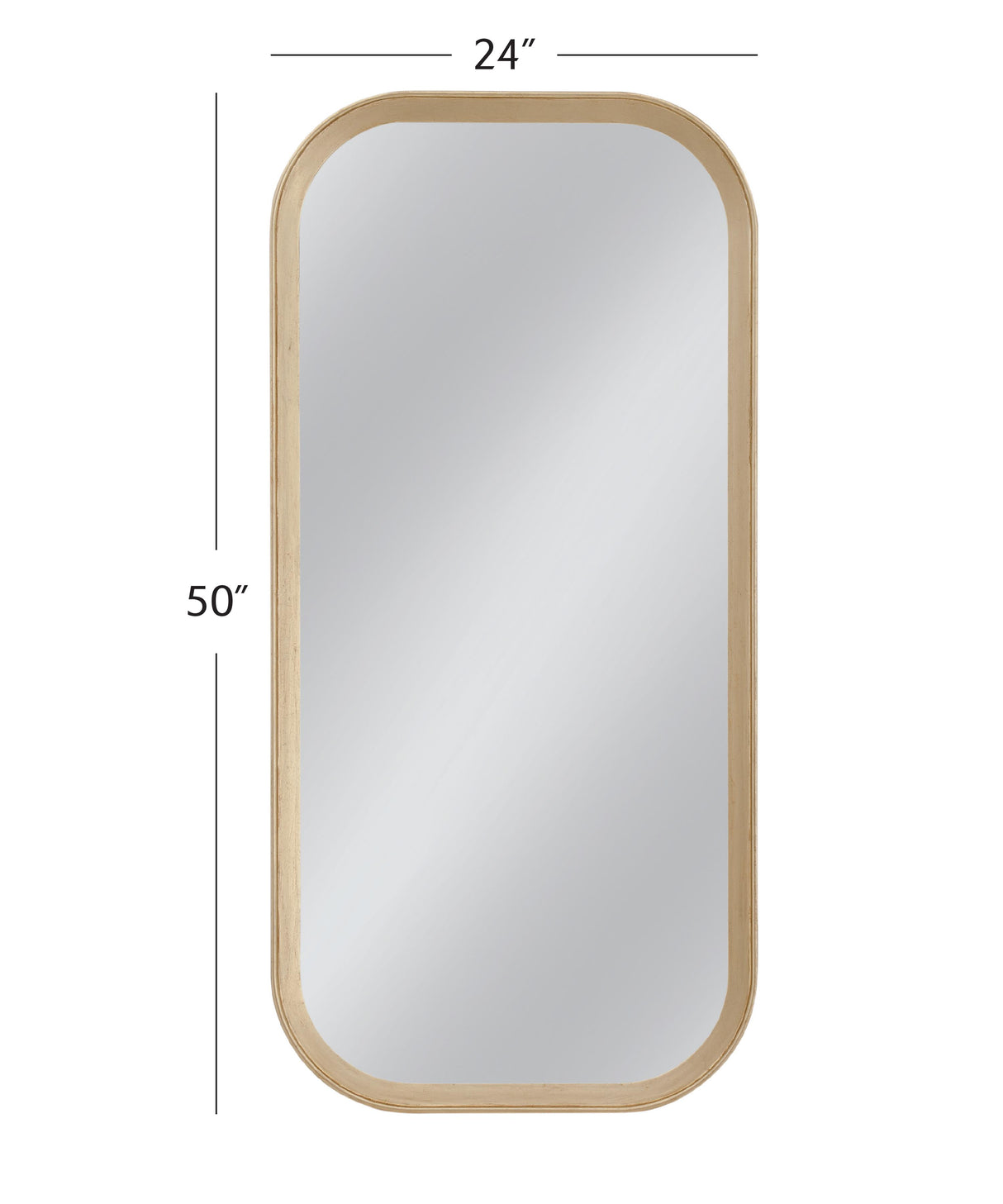 Bassett Soft Gold Gatlin Wall Mirror