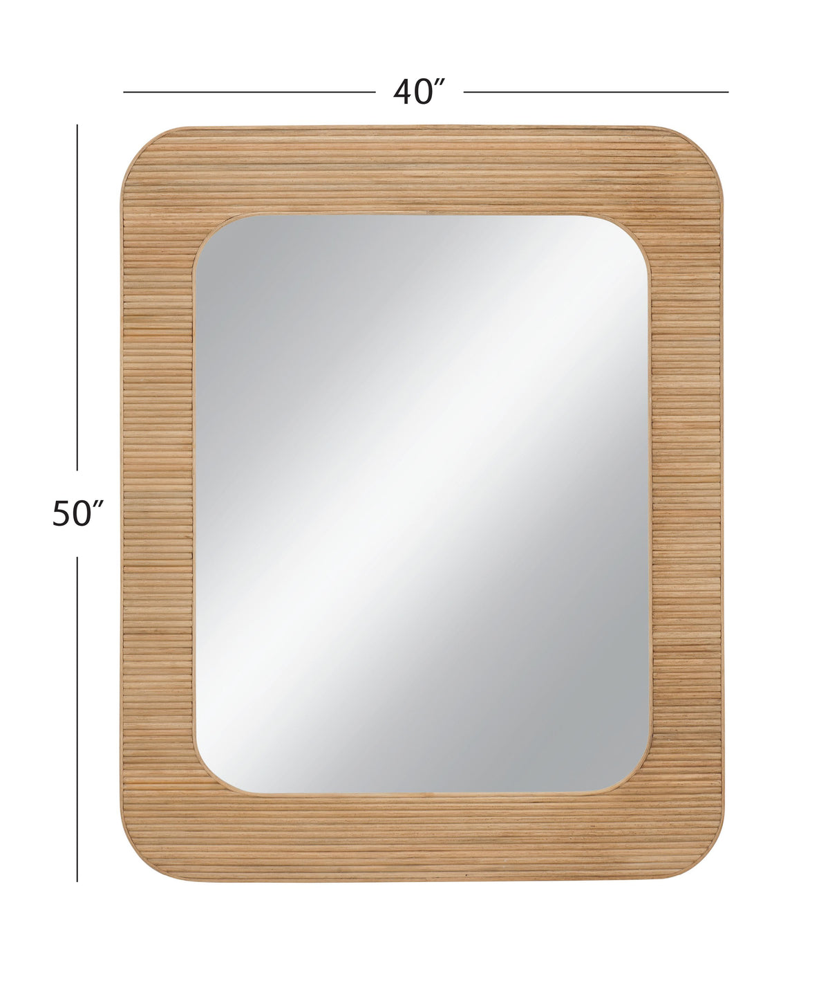 Bassett Natural Wilson Wall Mirror