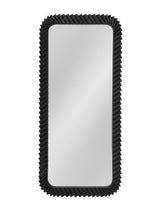 Bassett Sandblasted Black Kindlow Floor Mirror